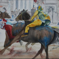 Watercolor by Eileen Thompson